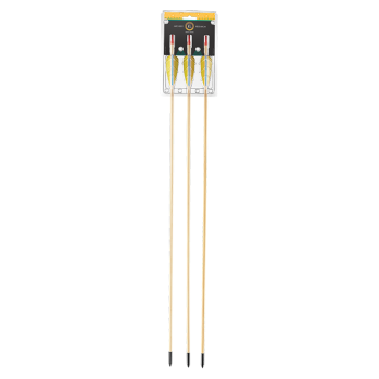 SALE! EK Archery 'Natural Feather' Wooden Arrows - 3 Pack.